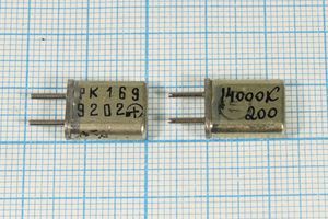 Кварцевый резонатор 14 МГц - 14000 HC25U РК169МА 1Г