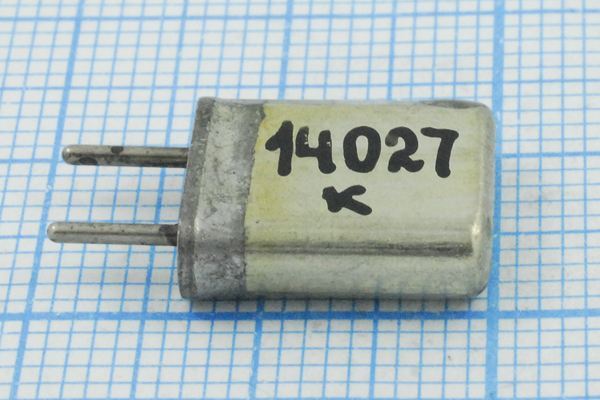 Кварцевый резонатор 14,027 МГц - 14027 HC25U РК169МА 1Г