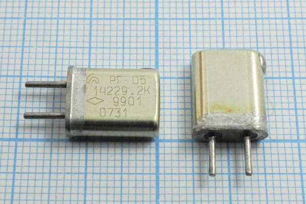 Кварцевый резонатор 14,2292 МГц - 14229,2 HC25U РГ05МА 1Г