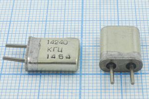 Кварцевый резонатор 14,24 МГц - 14240 HC25U РК169МА 1Г