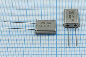 Кварцевый резонатор 14,31818 МГц - 14318,18 HC49U S 30 30/-10~60C РК367-01МД-8АС 1Г