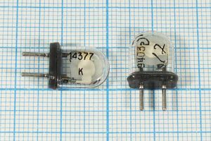 Кварцевый резонатор 14,377 МГц - 14377 КА 5 10/-10~60C К1-4АМ 1Г