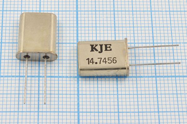 Кварцевый резонатор 14,7456 МГц - 14745,6 HC49U 20 20 1Г (KJE)