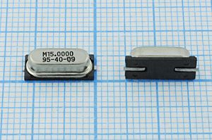 Кварцевый резонатор 15 МГц - 15000 SMD49S4 30 30 1Г (M15.0000) Кварцевый резонатор 15 МГц - 15000 SMD49S4 30 30 1Г (M15.0000)