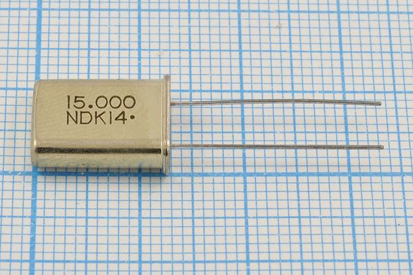 Кварцевый резонатор 15 МГц - 15000 HC49U S NR-18 1Г (NDK)