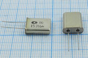 Кварцевый резонатор 15,316 МГц - 15316 HC49U S 30 20/-10~60C РК367МД-8АП 1Г Кварцевый резонатор 15,316 МГц - 15316 HC49U S 30 20/-10~60C РК367МД-8АП 1Г