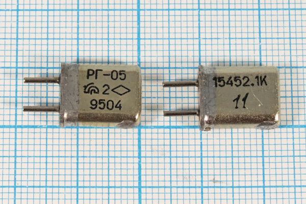 Кварцевый резонатор 15,4521 МГц - 15452,1 HC25U РГ05МА 1Г