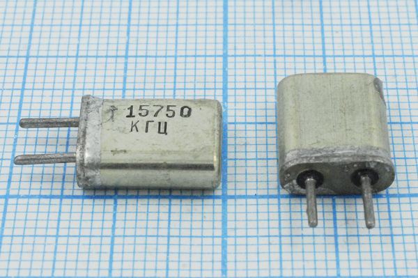 Кварцевый резонатор 15,75 МГц - 15750 HC25U МА 1Г