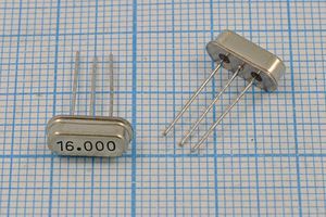 Кварцевый резонатор 16 МГц - 16000 HC49S3-3 18 1Г (16.000) Кварцевый резонатор 16 МГц - 16000 HC49S3-3 18 1Г (16.000)