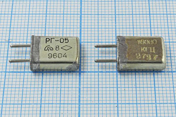 Кварцевый резонатор 16 МГц - 16000 HC25U РГ05МА 1Г