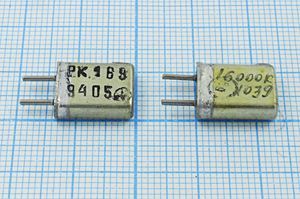 Кварцевый резонатор 16 МГц - 16000 HC25U 30 20/-10~60C РК169МА-8АП 1Г Кварцевый резонатор 16 МГц - 16000 HC25U 30 20/-10~60C РК169МА-8АП 1Г