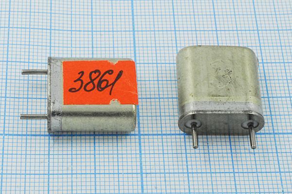 Кварцевый резонатор 3,861 МГц - 3861 HC6U БА 1Г