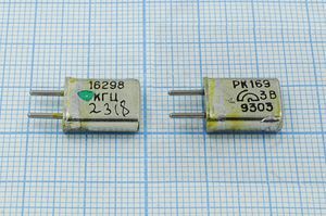 Кварцевый резонатор 16,298 МГц - 16298 HC25U РК169МА 1Г Кварцевый резонатор 16,298 МГц - 16298 HC25U РК169МА 1Г