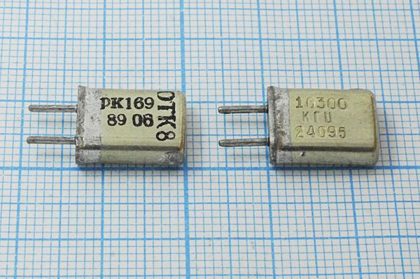 Кварцевый резонатор 16,3 МГц - 16300 HC25U РК169МА 1Г