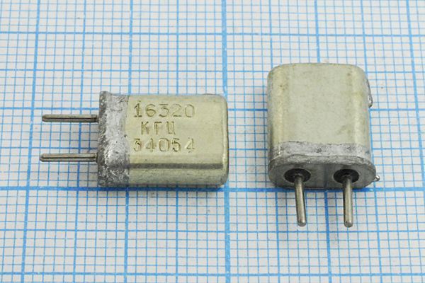 Кварцевый резонатор 16,32 МГц - 16320 HC25U МА 1Г