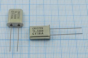Кварцевый резонатор 16,5888 МГц - 16588,8 HC49U S 1Г (CRYSTEK 16.5888) Кварцевый резонатор 16,5888 МГц - 16588,8 HC49U S 1Г (CRYSTEK 16.5888)