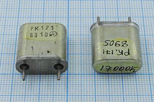 Кварцевый резонатор 17 МГц - 17000 HC6U РК171БА 1Г (17000К РК171)