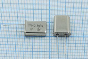 Кварцевый резонатор 17,1425 МГц - 17142,5 HC49U S 15 РК374МД 1Г Кварцевый резонатор 17,1425 МГц - 17142,5 HC49U S 15 РК374МД 1Г
