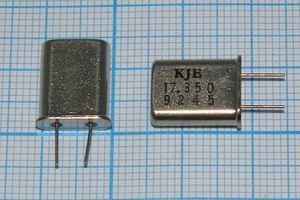 Кварцевый резонатор 17,35 МГц - 17350 HC49U 16 1Г 4мм Кварцевый резонатор 17,35 МГц - 17350 HC49U 16 1Г 4мм