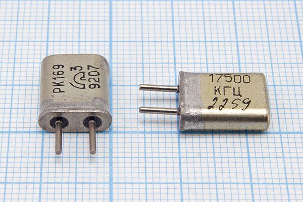 Кварцевый резонатор 17,5 МГц - 17500 HC25U РК169МА 1Г
