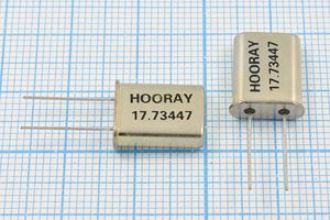 Кварцевый резонатор 17,734476 МГц - 17734,476 HC49U 16 1Г (HOORAY 17.73447)