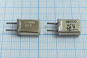 Кварцевый резонатор 18 МГц - 18000 HC50U МА 1Г Кварцевый резонатор 18 МГц - 18000 HC50U МА 1Г