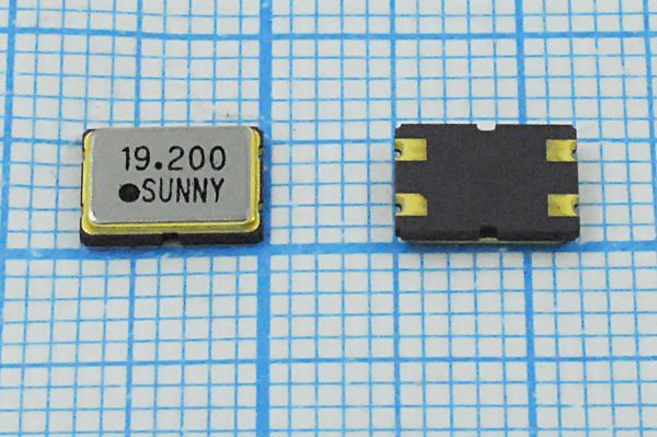 Кварцевый резонатор 19,2 МГц - 19200 SMD07050C4 SX-7[SM] 1Г