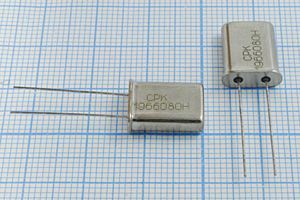 Кварцевый резонатор 19,6608 МГц - 19660,8 HC49U 20 30 10/0~70C РК367-01МД 1Г Кварцевый резонатор 19,6608 МГц - 19660,8 HC49U 20 30 10/0~70C РК367-01МД 1Г