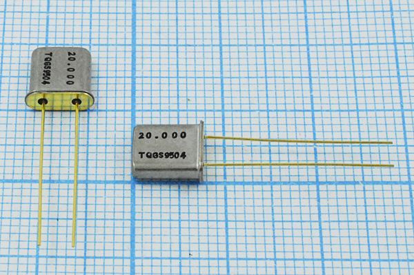 Кварцевый резонатор 20 МГц - 20000 UM1 S 1Г (TQG)