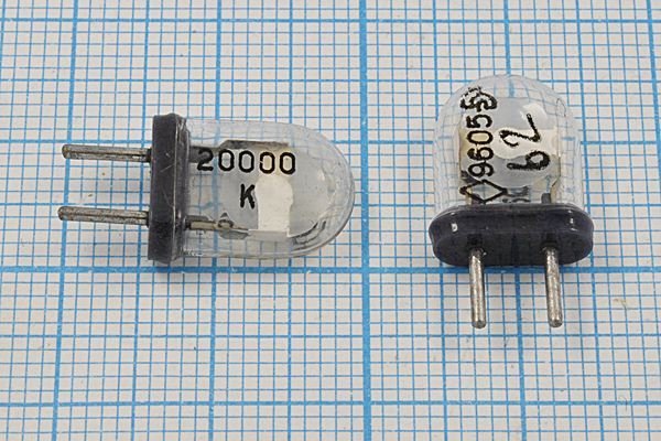 Кварцевый резонатор 20 МГц - 20000 КА 1Г
