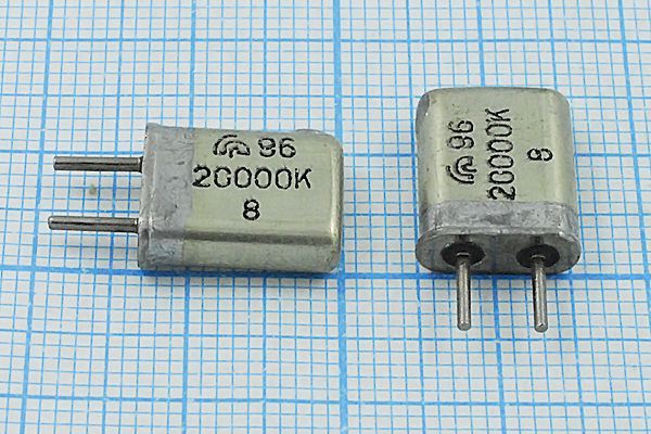 Кварцевый резонатор 20 МГц - 20000 HC25U МА 1Г