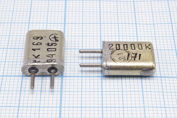 Кварцевый резонатор 20 МГц - 20000 HC25U РК169МА 1Г