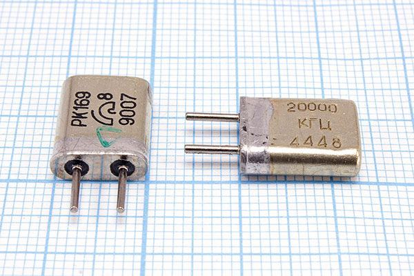 Кварцевый резонатор 20 МГц - 20000 HC25U 15 20/-10~60C РК169МА-6АП 1Г