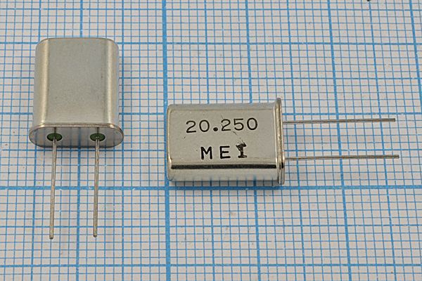 Кварцевый резонатор 20,25 МГц - 20250 HC49U 10 1Г MEI