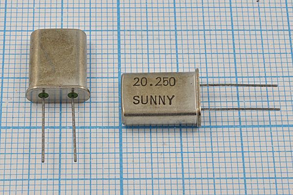 Кварцевый резонатор 20,25 МГц - 20250 HC49U 20 SA[SUNNY] 1Г (SUNNY)