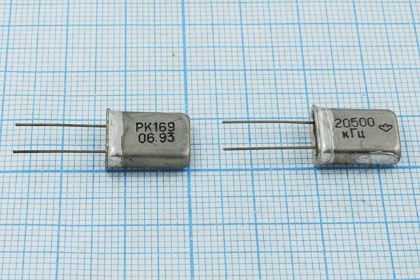 Кварцевый резонатор 20,5 МГц - 20500 HC18U РК169МД 1Г