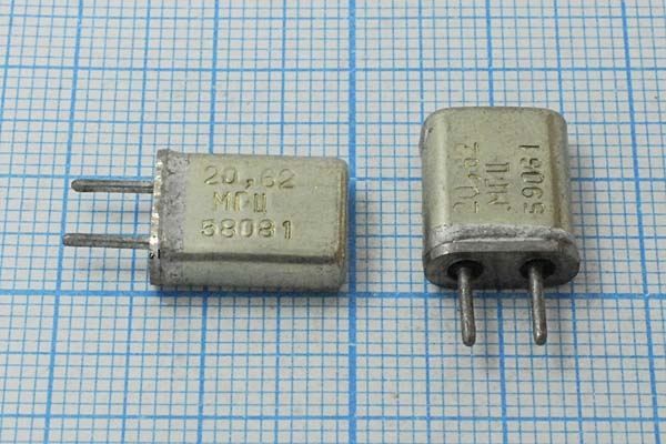 Кварцевый резонатор 20,62 МГц - 20620 HC25U МА 1Г (20.62МГц)