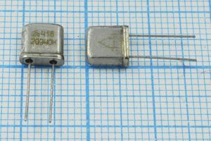 Кварцевый резонатор 20,94 МГц - 20940 UM5 S РК418МН 1Г Кварцевый резонатор 20,94 МГц - 20940 UM5 S РК418МН 1Г
