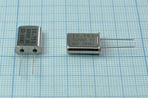 Кварцевый резонатор 75,05 МГц - 75050 HC49U 15 30 SA[SUNNY] 3Г (SUNNY 15)