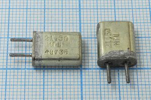 Кварцевый резонатор 21,5 МГц - 21500 HC25U РК169МА 3Г (21,50МГц)