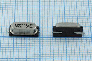 Кварцевый резонатор 22,1184 МГц - 22118,4 SMD49S4 S SMD49S 1Г (M221184E7)