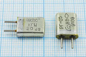 Кварцевый резонатор 9 МГц - 9000 HC25U S 15 50/-60~85C РГ05МА-14ЕТ 1Г