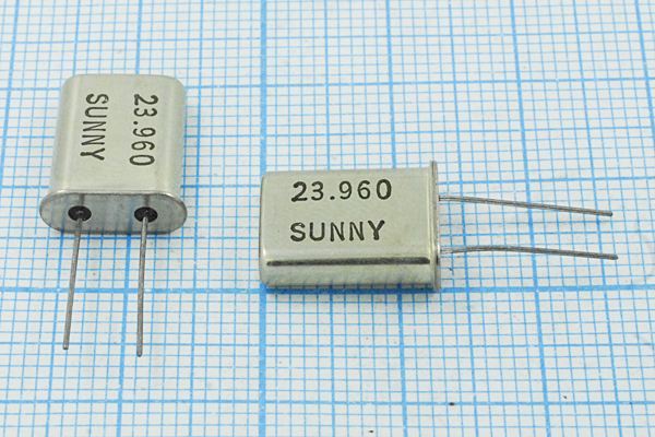Кварцевый резонатор 23,96 МГц - 23960 HC49U S SA[SUNNY] 3Г