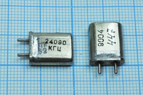 Кварцевый резонатор 24,09 МГц - 24090 HC25U МА 1Г (24090кГц)