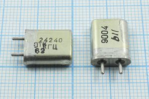 Кварцевый резонатор 24,24 МГц - 24240 HC25U МА 1Г
