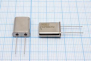 Кварцевый резонатор 24,25 МГц - 24250 HC49U S 30 40/-10~60C РК374МД-8АТ 1Г Кварцевый резонатор 24,25 МГц - 24250 HC49U S 30 40/-10~60C РК374МД-8АТ 1Г