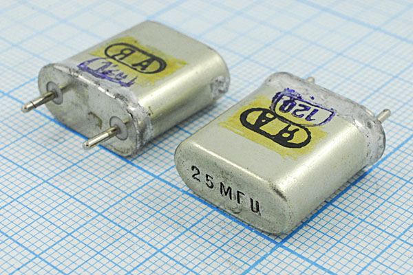 Кварцевый резонатор 25 МГц - 25000 HC6U БА 3Г