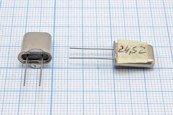 Кварцевый резонатор 24,52 МГц - 24520 HC43U РК374МД