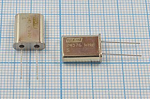 Кварцевый резонатор 24,576 МГц - 24576 HC49U S 30 40/-40~70C РК374МД-8ВТ 1Г(DEKO Кварцевый резонатор 24,576 МГц - 24576 HC49U S 30 40/-40~70C РК374МД-8ВТ 1Г(DEKO