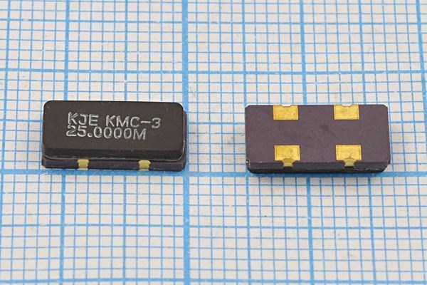 Кварцевый резонатор 25 МГц - 25000 SMD12055C4 KMC3